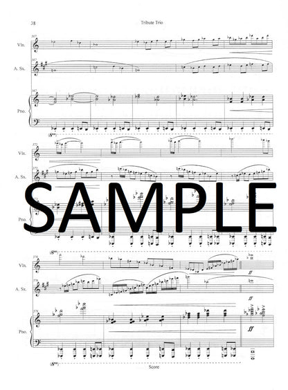 Peterson, Russell - Tribute Trio, for Flute, Alto Sax and Piano Digital Download