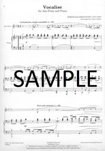Potter, C - Three Vocalises for alto flute