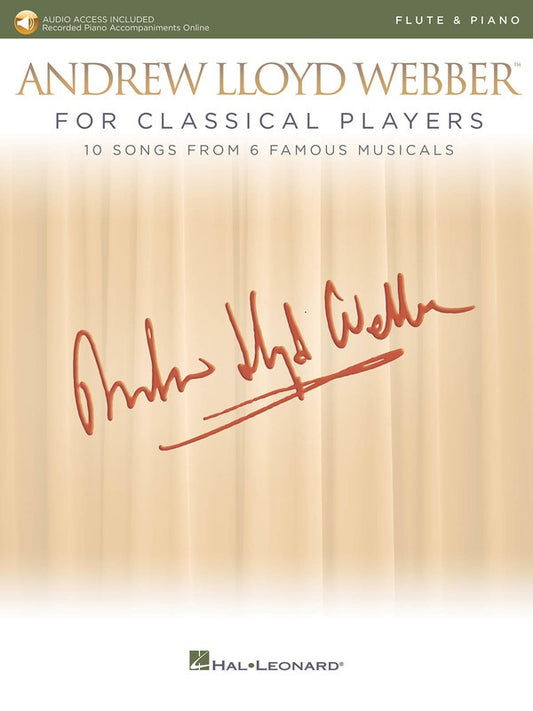 Andrew Lloyd Webber for Classical Players - Flute/Piano