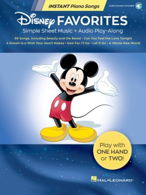 Disney Favorites - Instant Piano Songs