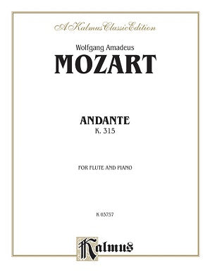 Mozart - Andante in C for Flute KV315 (Kalmus)