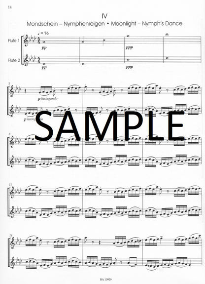 Smetana, Bedrich  - Die Moldau (The Moldau) for two flutes