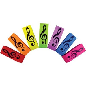Wedge Eraser Assorted Colours x 4