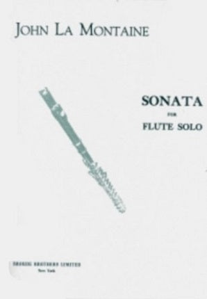 La Montaine, John - Sonata for solo flute op 24