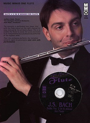 Bach, J.S. - Suite No. 2 for Flute & Orchestra B Minor, BWV10 Flute Play-Along Book/CD Pack