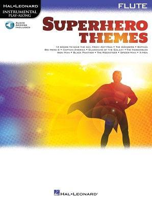 Superhero Themes Instrumental Play-Along for Flute