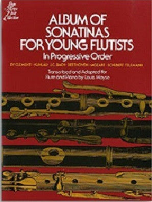 Album of Sonatinas for Young Flutists In Progressive Order for Flute & Piano
