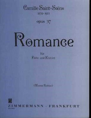 Saint-Saens ,Camille - Romance Op. 37 for Flute and Piano (Zimmermann)
