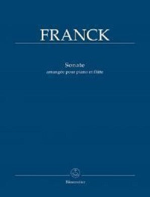 Franck - Sonata Arranged For Flute & Piano (Barenreiter)