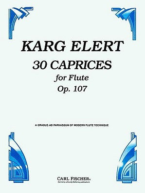 30 Caprices for Flute Op. 107 (Carl Fischer)