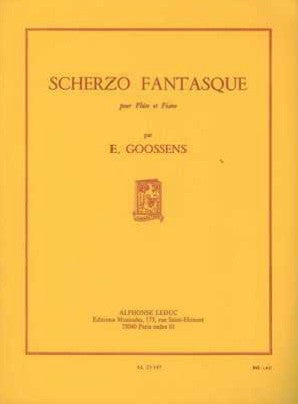 Goossens - Scherzo Fantasque for Flute and Piano. Published by Leduc
