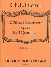 Dieter , Christian Ludwig  12 Pièces Concertantes op. 26 vol 1