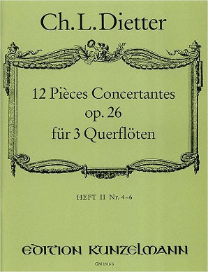 Dieter , Christian Ludwig  12 Pièces Concertantes op. 26 vol 2