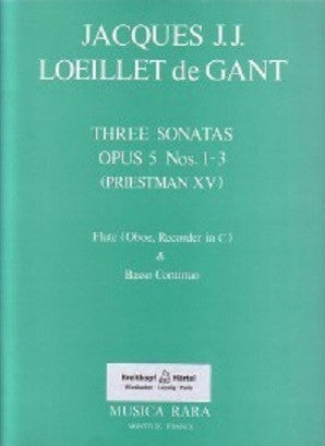 Loeillet - Sechs Sonaten op. 5/1-3 Musica Rara)