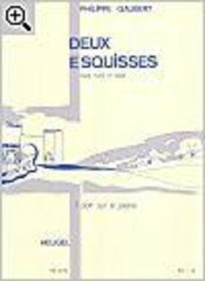 Gaubert - 2 Esquisses: No.1 Soir Sur La Plaine pour Flute et Piano (Heugel)