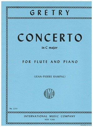 Gretry - Concerto in C major for Flute and Piano (IMC)