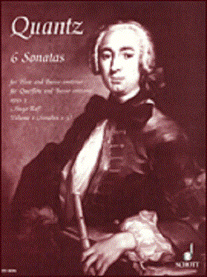 Quantz - 6 Sonatas Op. 1 Vol. 1 Nos. 1 - 3 for Flute and Basso continuo (Schott)