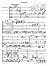 Debussy, C - Deux Arabesques Arranged for Four Flutes