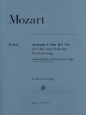 Mozart - Andante for Flute and Orchestra C Major, K. 315 for Flute & Piano Reduction (Henle)
