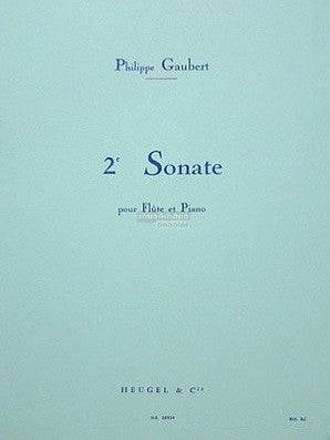 Gaubert - Sonata No.2 pour Flute et Piano (Heugel & Cie)