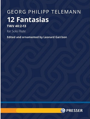 Telemann - Fantasies 12 Solo Flute (Leonard Garrison editor)