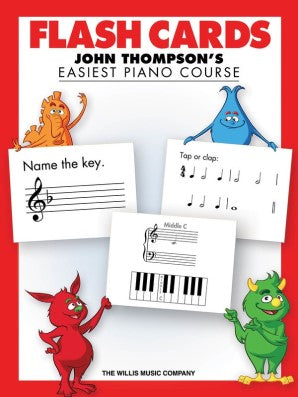 Easiest Piano Course - Flash Cards- John Thompson's Easiest Piano Course