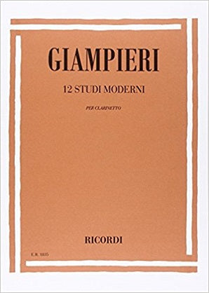 Alamiro Giampieri - 12 Modern Studies for clarinet