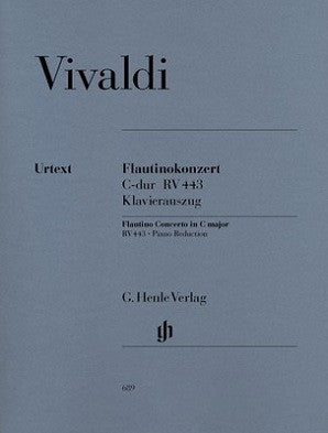 Vivaldi - Flautino Concerto C major Op. 44 No. 11 RV 443 Flautinokonzert (Blockflöte/Querflöte) C-dur op. 44 Nr. 11 RV 443 for Sopranino Recorder or Piccolo