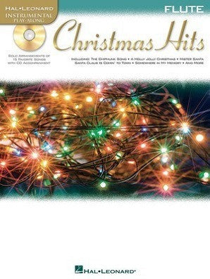 Christmas Hits for Flute Instrumental Play-Along Book/CD Pack