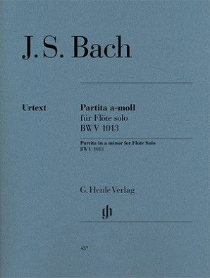 Bach JS - Partita in a minor for Flute Solo BWV 1013 Partita a-moll BWV 1013 für Flöte solo (Henle)