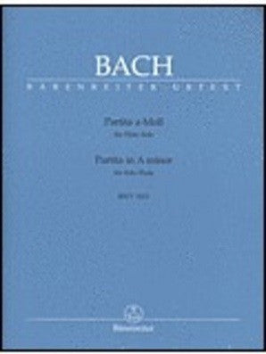 Bach, JS - Partita in A minor BWV 1013 for Solo Flute (Barenreiter)