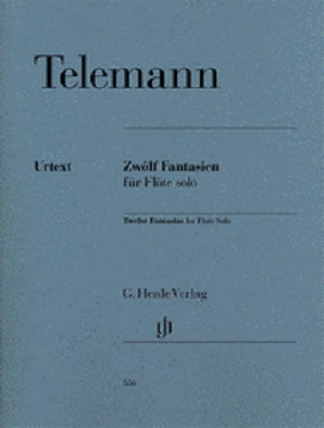 Telemann - 12 Fantasias for Flute Solo TWV 40:2-13 (Henle)