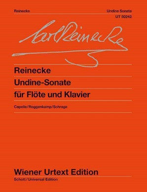 Reinecke - Undine Sonata, Op. 167 for Flute and Piano (Wiener Urtext)