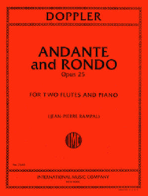 Doppler - Andante and Rondo, Op. 25 for 2 Flutes and Piano