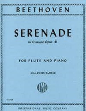 Beethoven - Serenade in D major, Op. 41 for Flute and Piano (IMC)