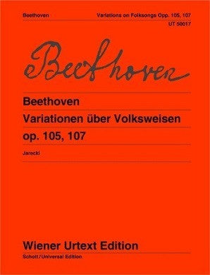 Beethoven - Variations on Folk Songs Op. 105 & 107 (Wiener Urtex Edition)