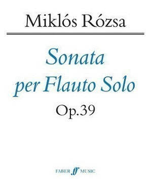 Rozsa - Sonata for Solo Flute (Faber)