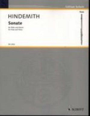 Hindemith, P - Sonata (1936) Flute and Piano (Schott)