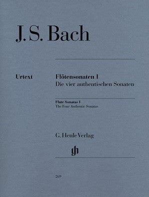 Bach JS Flute Sonatas Vol. 1 Authentic Sonatas Flötensonaten, Band I (Die vier authentischen Sonaten - mit( Henle)