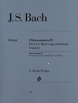 Bach, JS -Flute Sonatas Vol. 2 (Three Sonatas attributed to J.S. Bach) Flötensonaten, Band II (Drei J. S. Bach zugeschriebene Sonaten) (Henle)