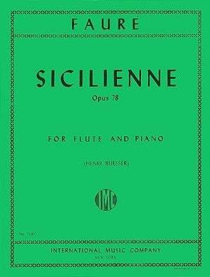 Faure - Sicilienne Op. 78 for Flute and Piano (IMC)