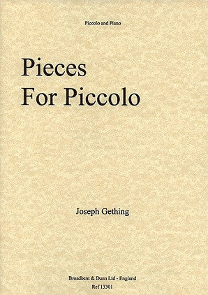 Gething, Joseph - Pieces for Piccolo and piano