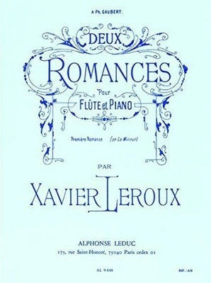Leroux - Premiere Romance in A minor pour Flute et Piano (alphonse)