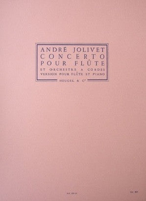 Jolivet - Concerto pour Flute et Orchestre (Heugel)