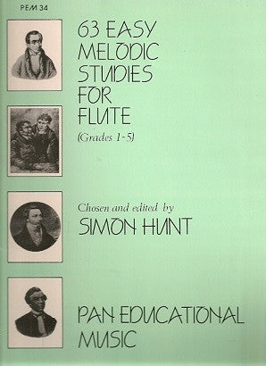 Hunt, S - Sixty Three Easy Melodic Studies