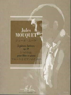 Mouquet - Five Short Pieces, Op. 39 Flute and Piano (Edition Henry Lemoine)