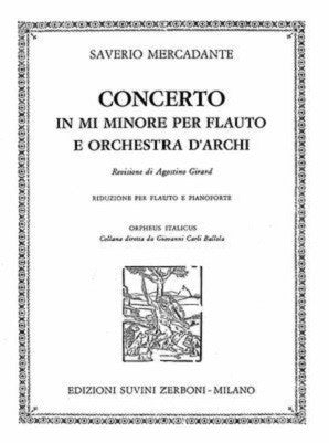 Mercadante - Concert E minor (Edizioni Suvini Zerboni)