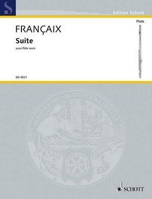 Francaix - Suite Flute Solo (Schott)