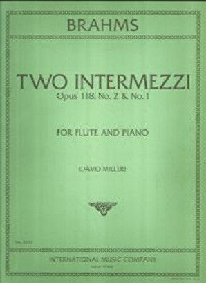 Brahms, J - Two Intermezzi from Op. 118, Nos. 2 & 1 (IMC)
