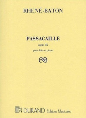 Rhene-Baton - Passacaille Opus 35 (Durand)